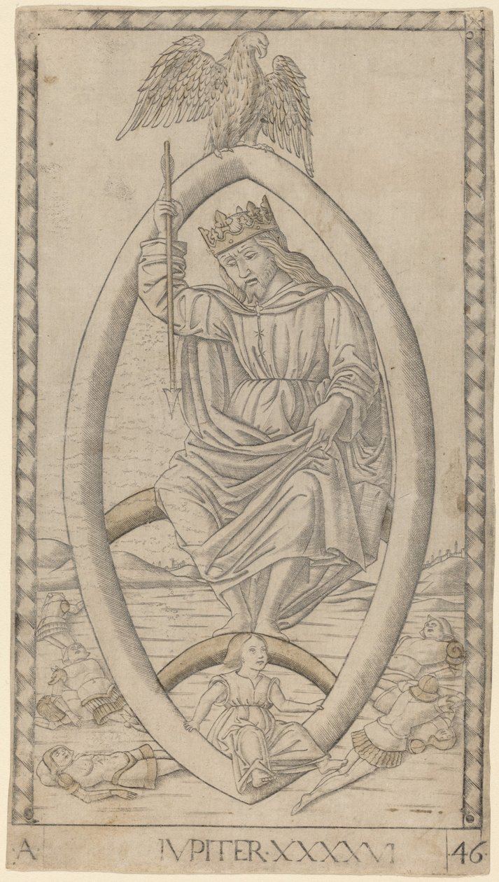 Jupiter (Jupiter) alkotó: Master of the E Series Tarocchi