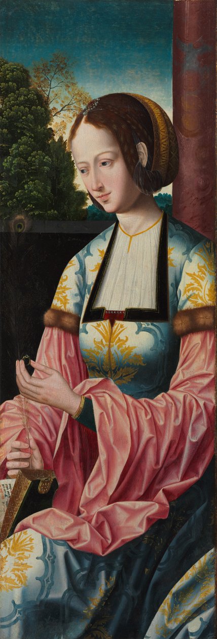 szent barbara alkotó: Master of the Holy Blood