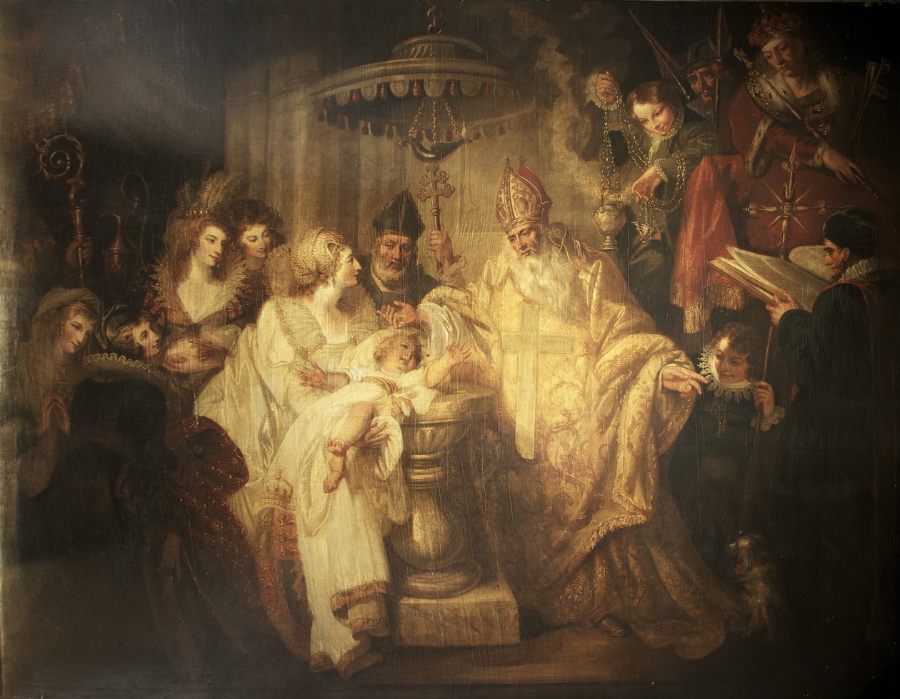 Henrik megkeresztelkedése VIII alkotó: Mather Brown