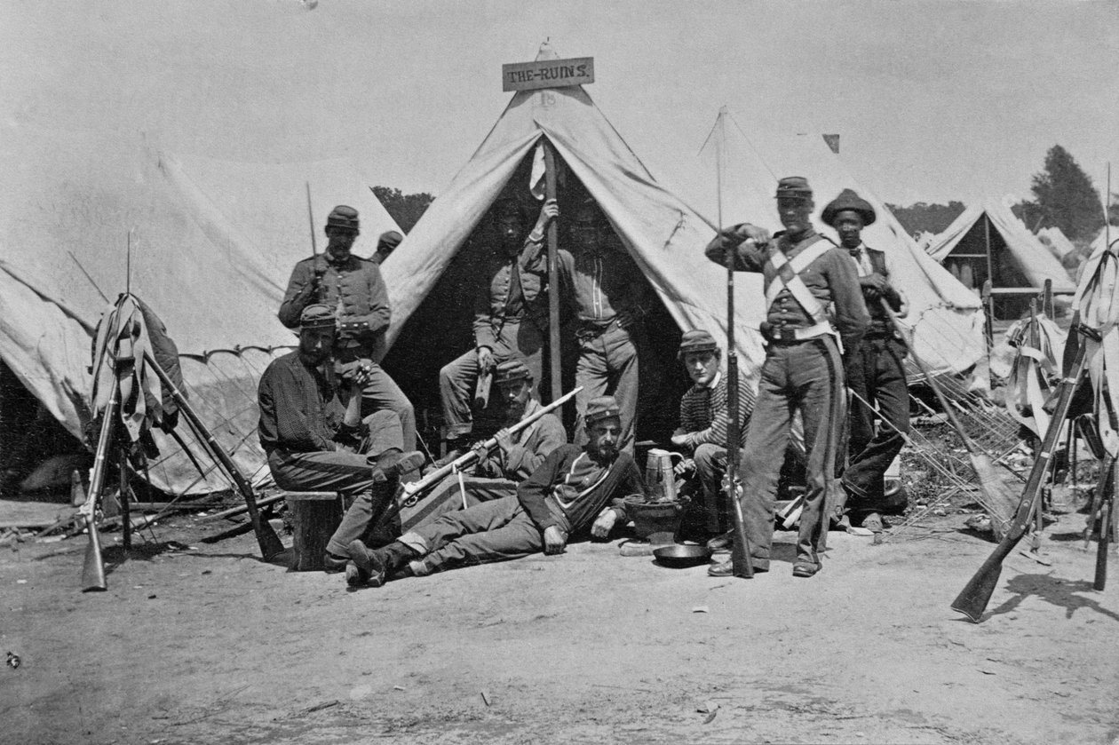 Szövetségi tábor, 1862 alkotó: Mathew B. Brady