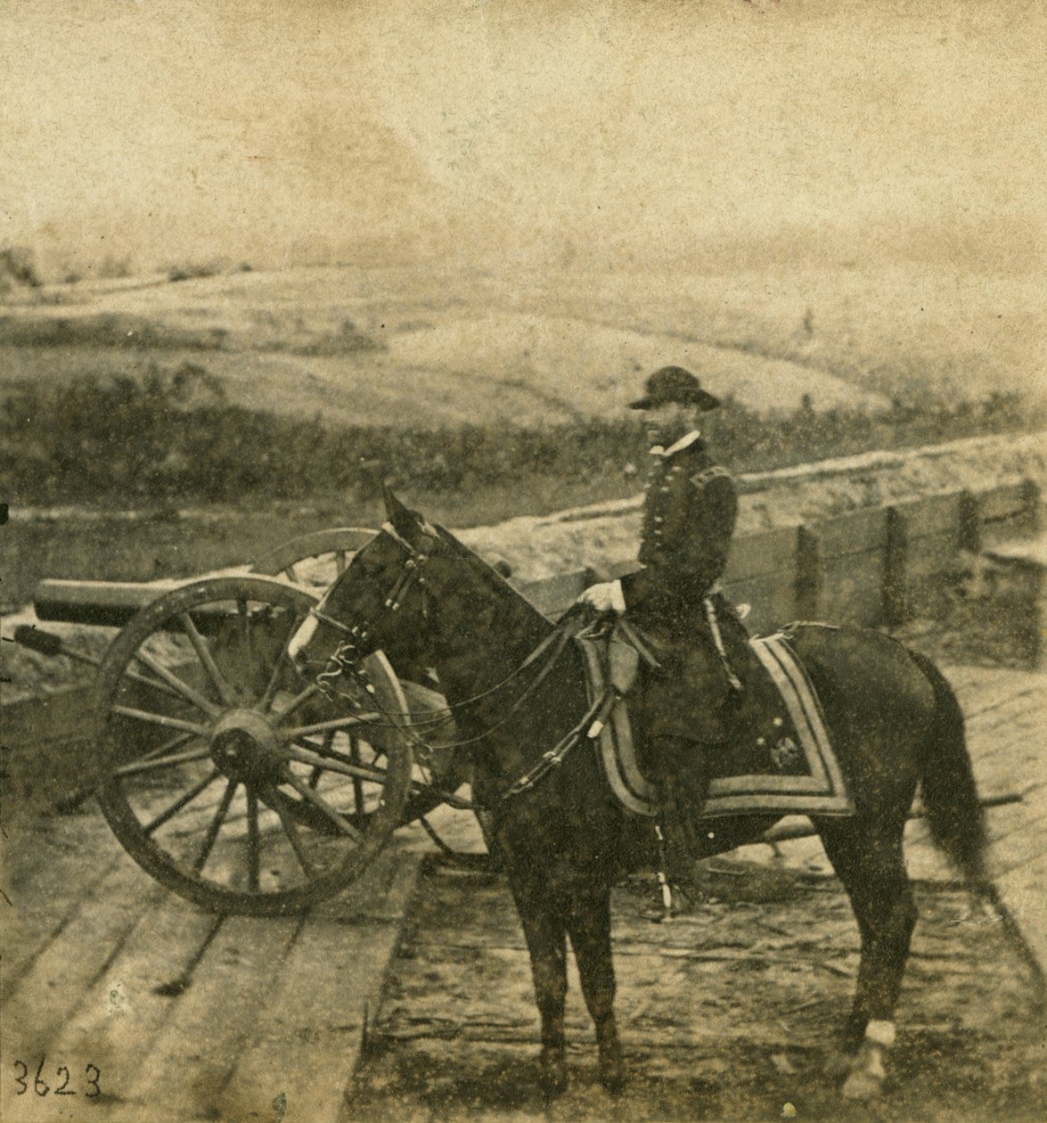 W.T. Sherman vezérőrnagy és a ló, 1864 alkotó: Mathew B. Brady