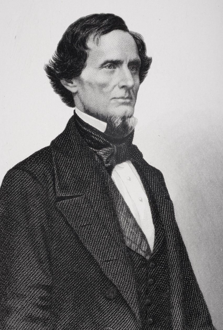 Jefferson Davis (1808-1889) portréja (254703 részlet) alkotó: Mathew B. Brady
