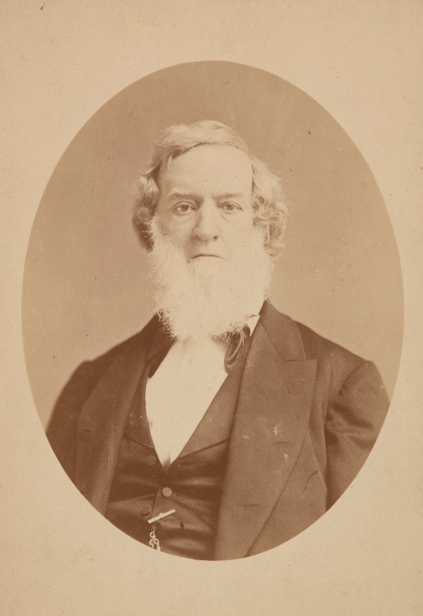 Gideon Welles kabinetkártyája, 1860-1878. alkotó: Mathew Brady
