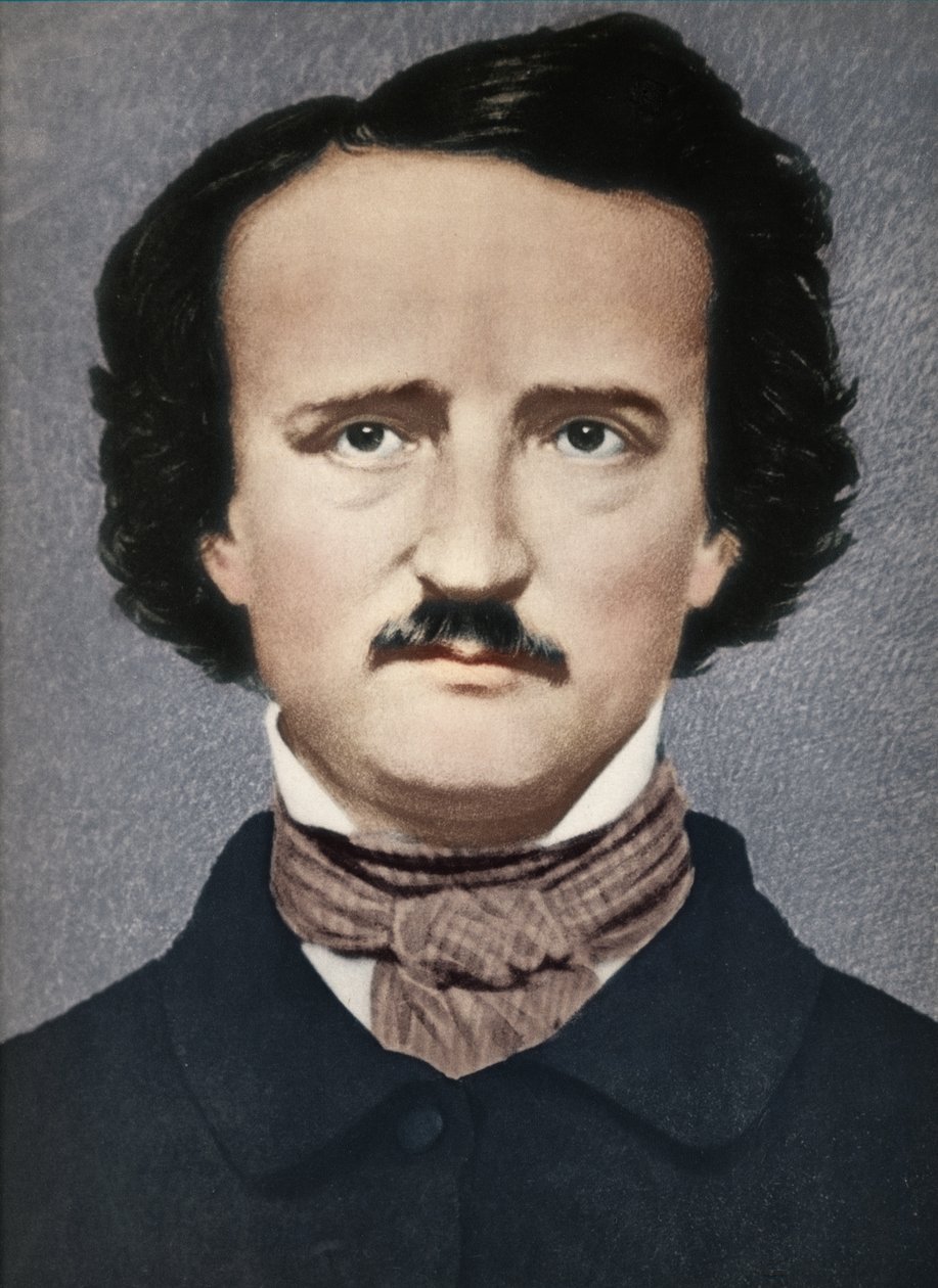 Edgar Allan Poe, 1840, 1939 alkotó: Mathew B. Brady