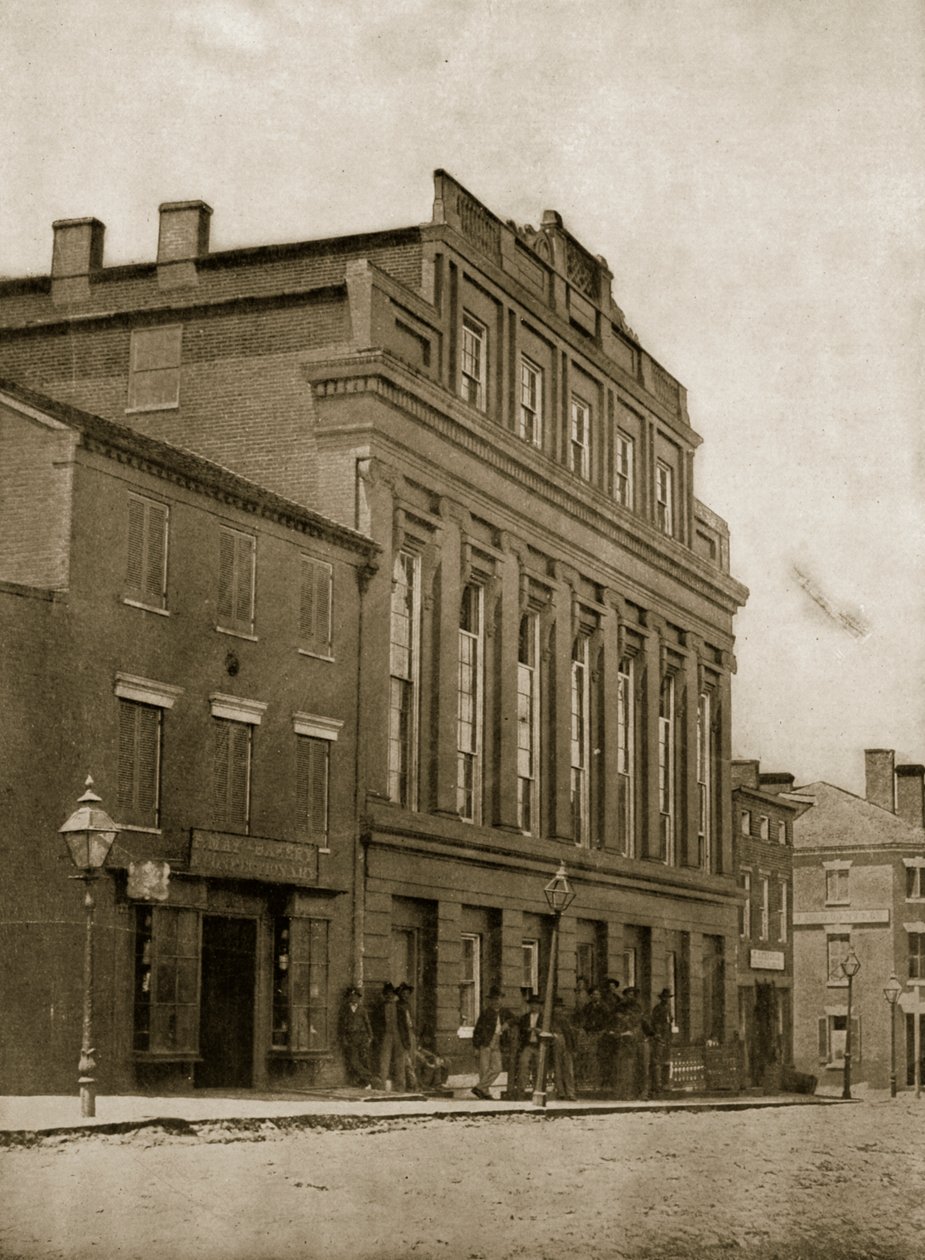 Forrest Hall börtön, Washington, D.C., 1861-65 alkotó: Mathew B. Brady