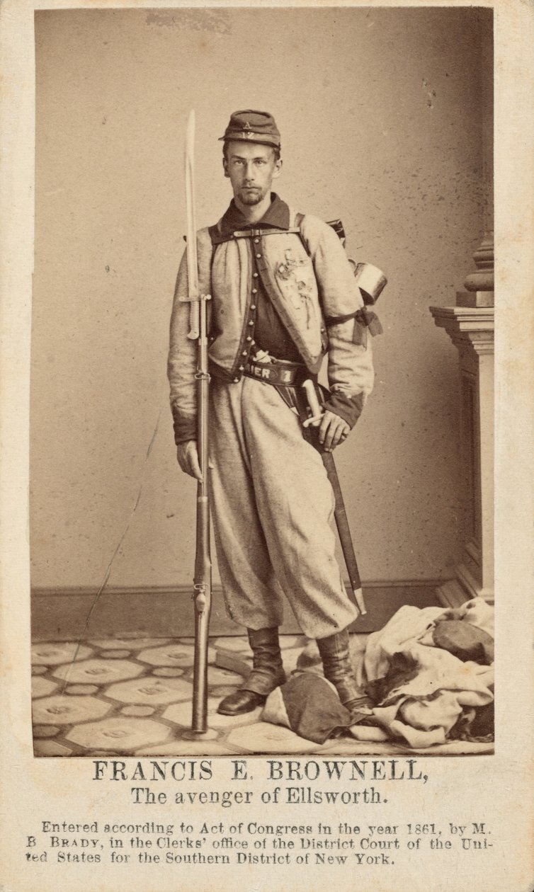 Francis E. Brownell,1861 (fénykép) alkotó: Mathew Brady