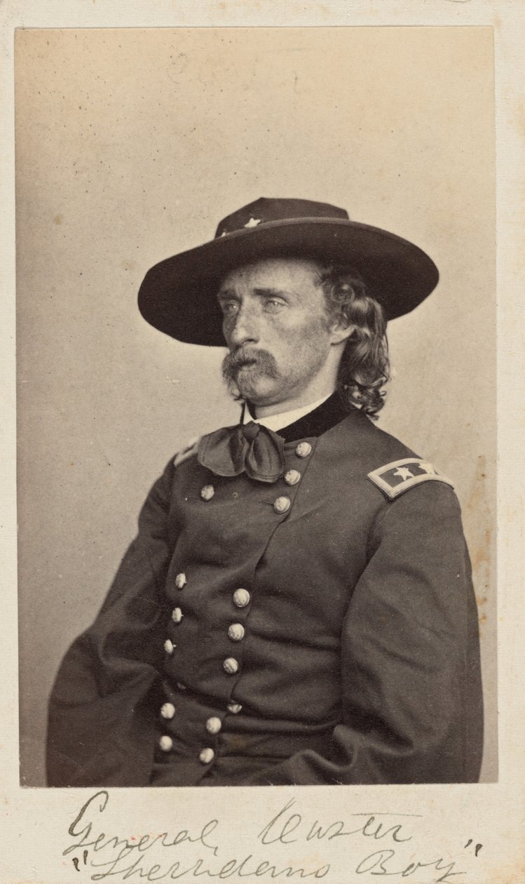 George Armstrong Custer tábornok,1865 (fénykép) alkotó: Mathew Brady