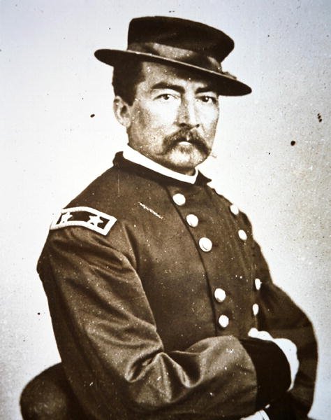 Philip H. Sheridan tábornok (1831-88) (f/w fotó) alkotó: Mathew Brady