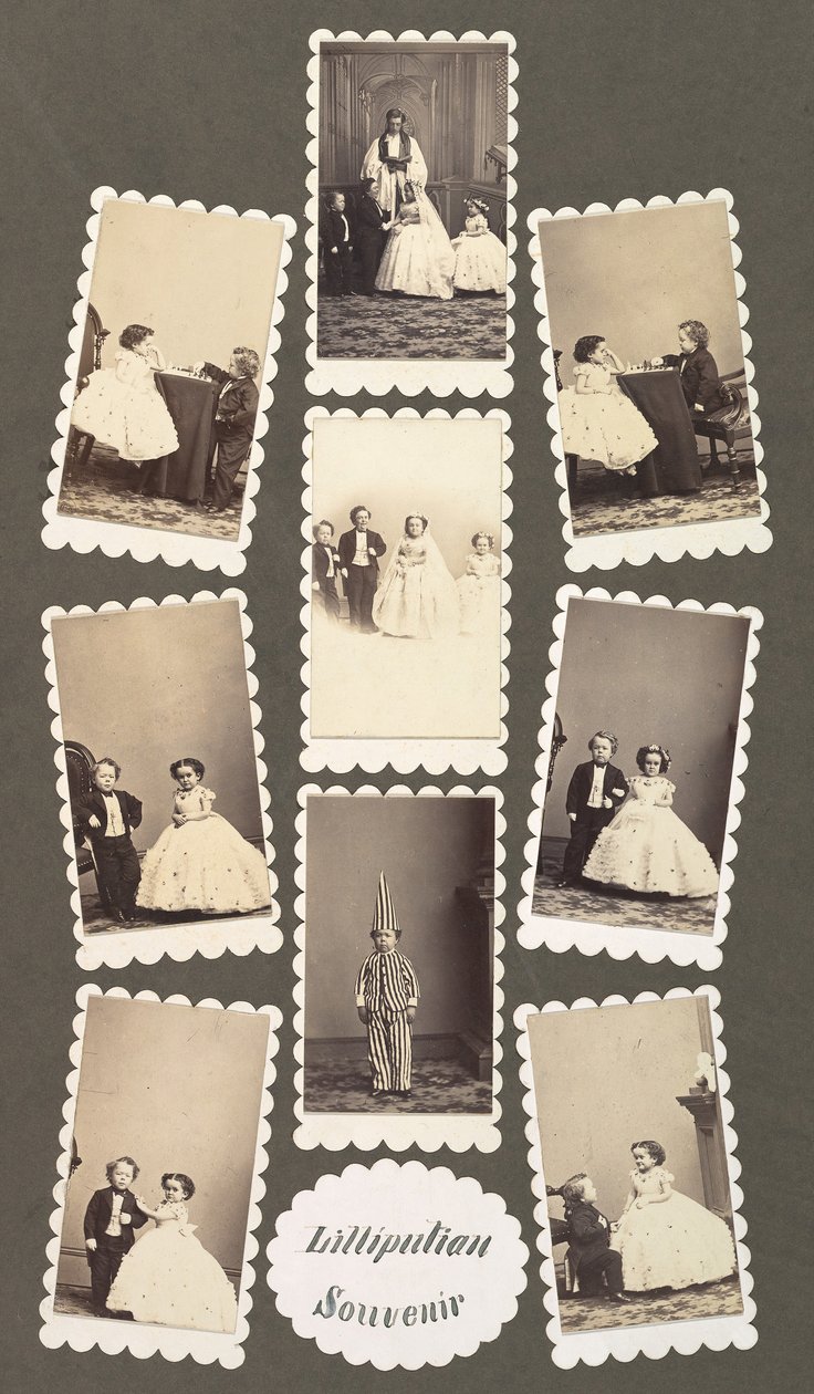 Liliputi szuvenír, 1862-63. alkotó: Mathew Brady