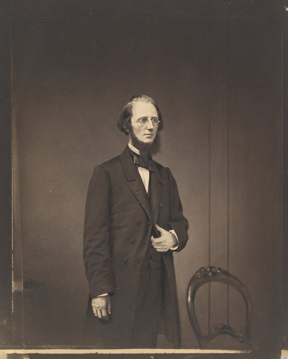 [Egy férfi portréja], kb. 1857. alkotó: Mathew Brady