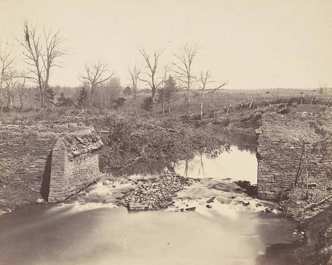 Stone Bridge – Bull Run, 1862. alkotó: Mathew Brady