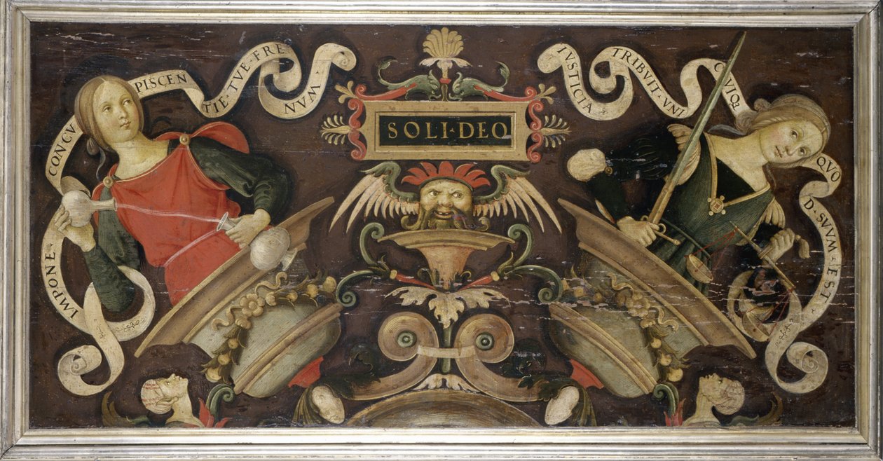 Az erény allegóriái, 1510-1515 körül (tempera fenyőfán) alkotó: Matteo di Giuliano di Lorenzo Balducci