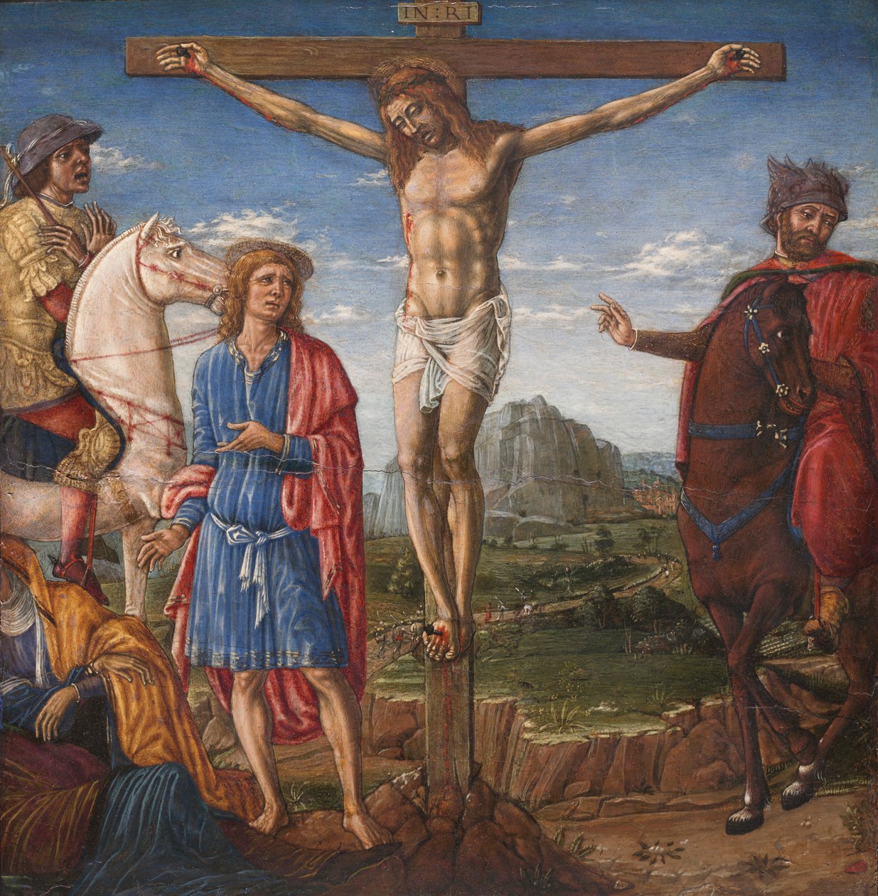 A keresztre feszítés alkotó: Matteo di Giovanni