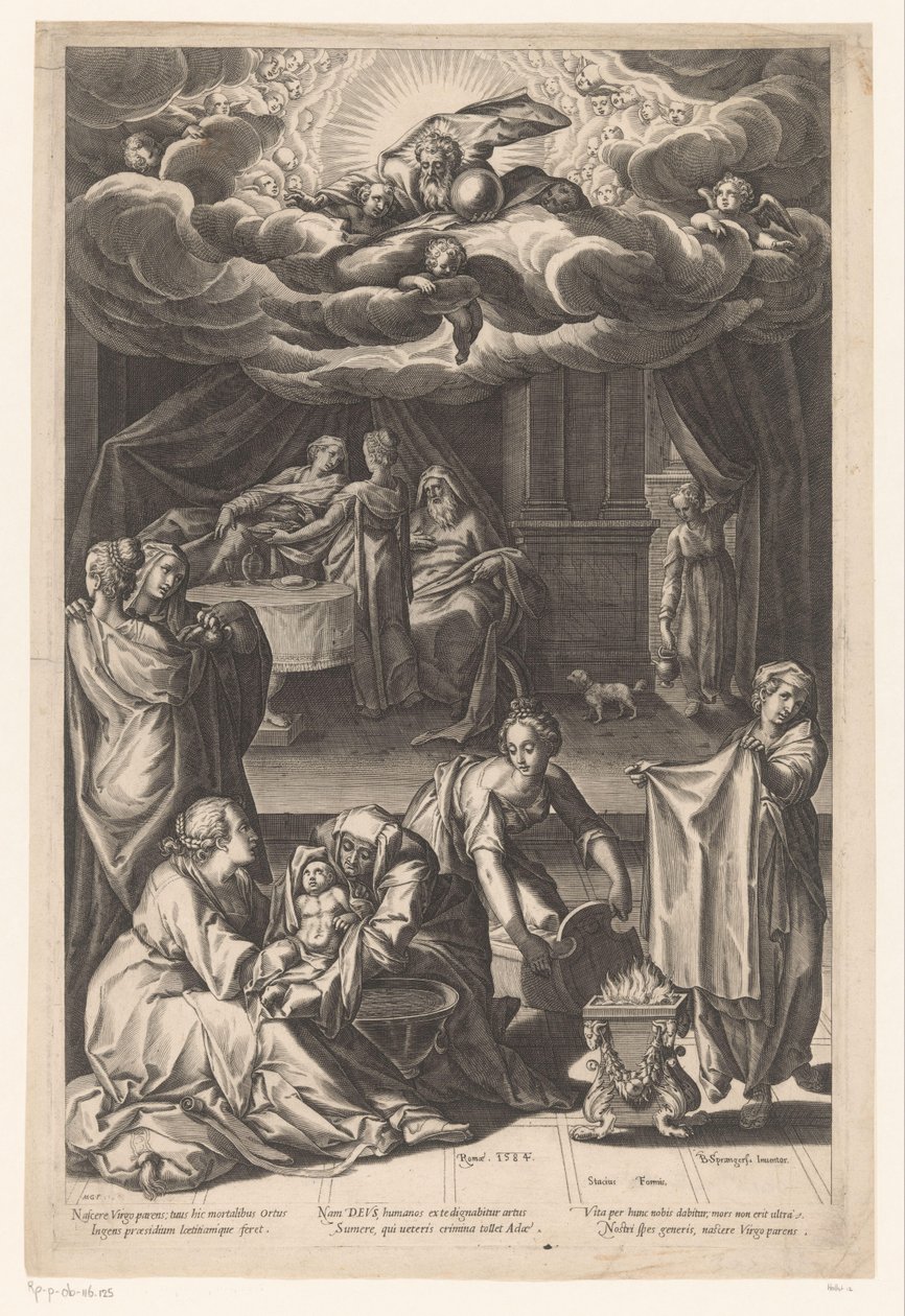 A Szűz születése alkotó: Matthaus Greuter