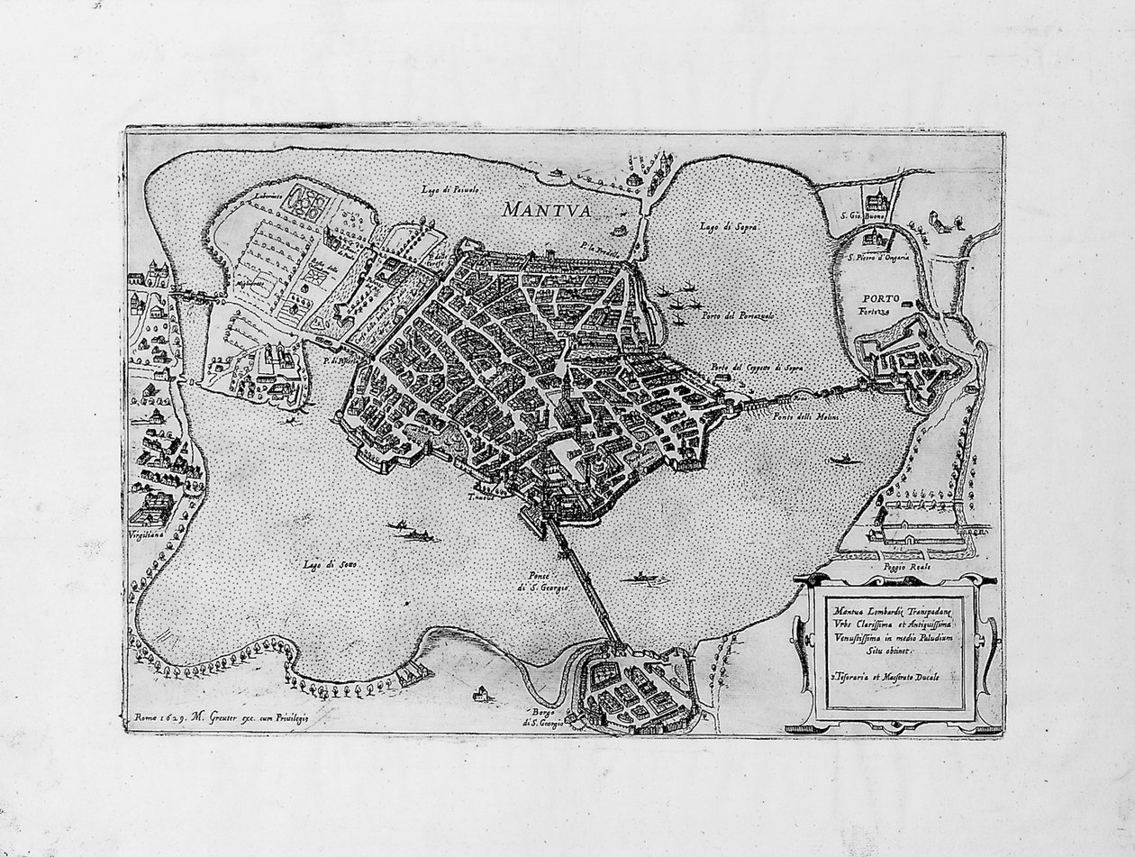Mantova, 1629 alkotó: Matthaus Greuter