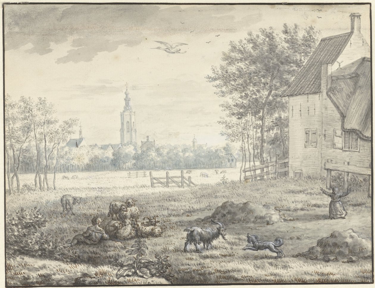 Kilátás Hágára alkotó: Mattheus Verheyden