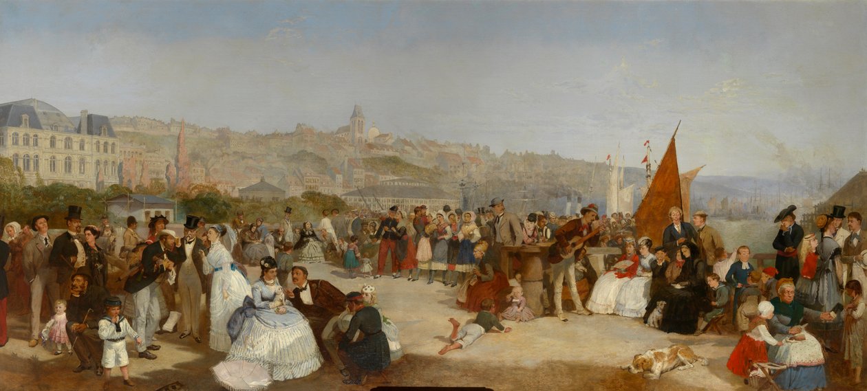 Boulogne-i móló, 1870 alkotó: Matthew Somerville Morgan
