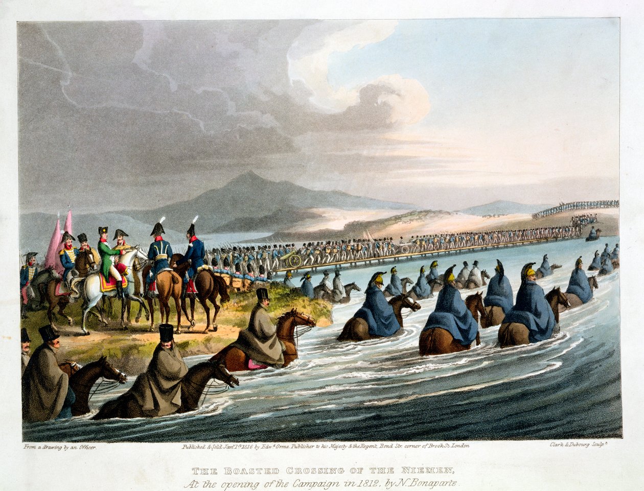 Francia csapatok megszállják Oroszországot, 1812-1817 alkotó: Matthew Dubourg