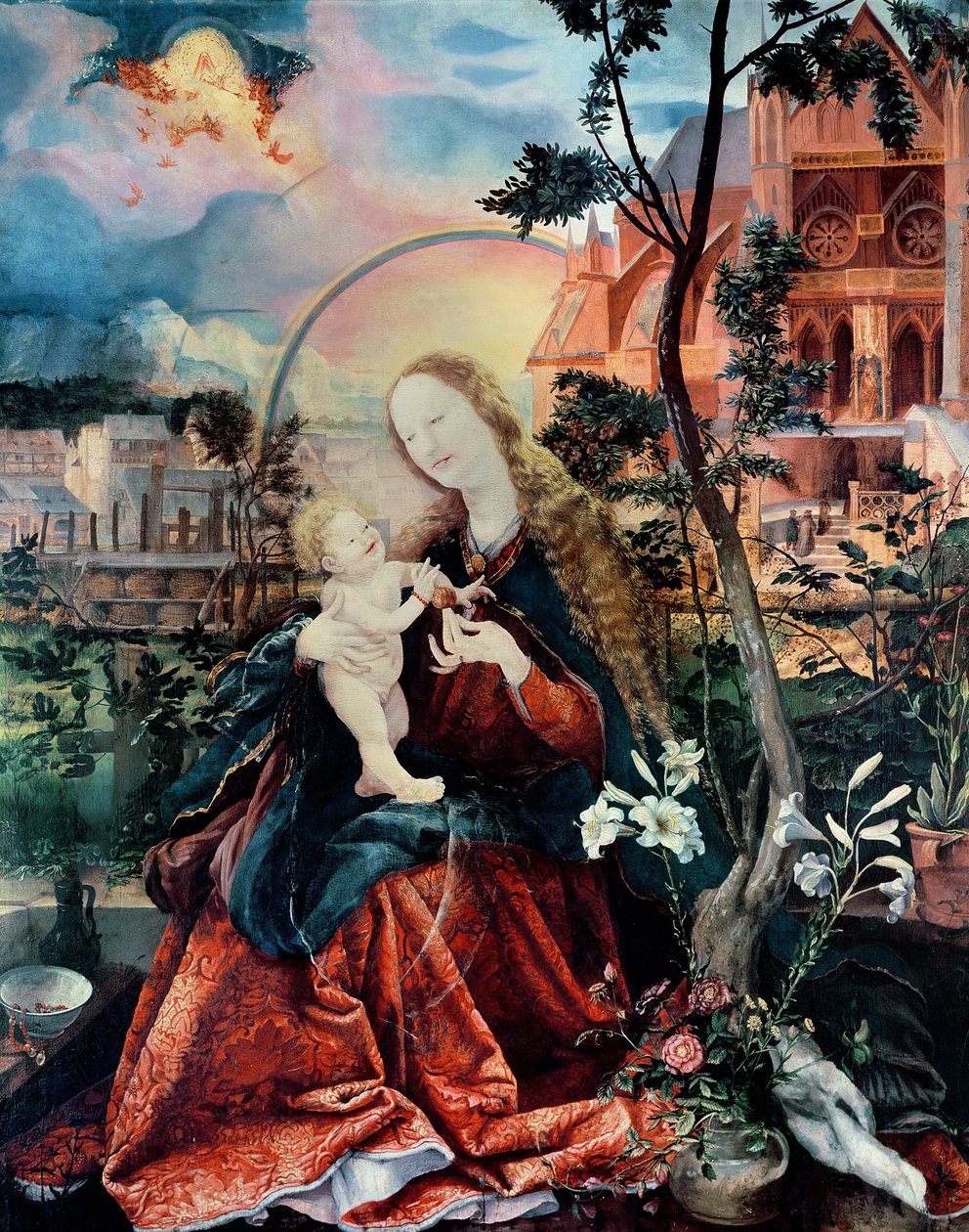 A Stuppach Madonna, 1518 alkotó: Matthias Grünewald