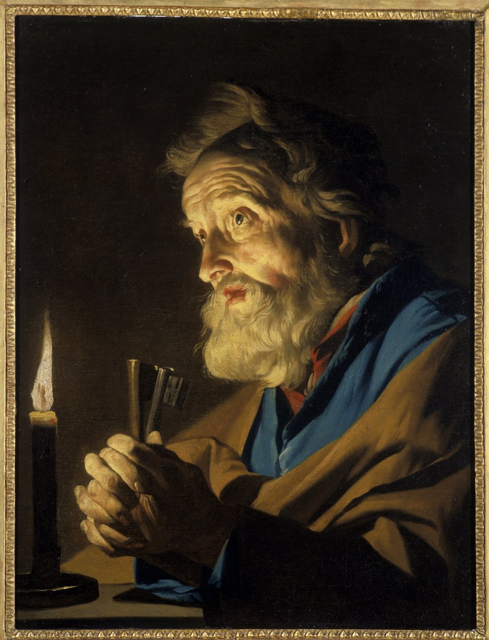 A bűnbánó Péter alkotó: Matthias Stomer