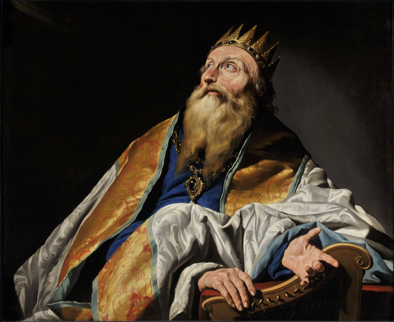 Dávid király alkotó: Matthias (c.1600 p.1650) Stomer