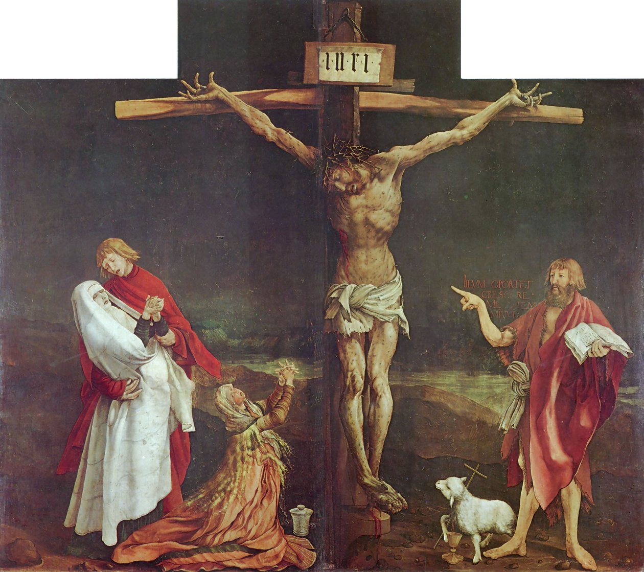 A keresztre feszítés alkotó: Matthias Grünewald