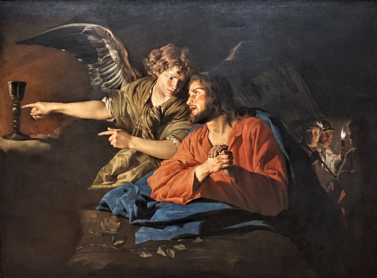 Krisztus az Olajfák hegyén alkotó: Matthias Stom