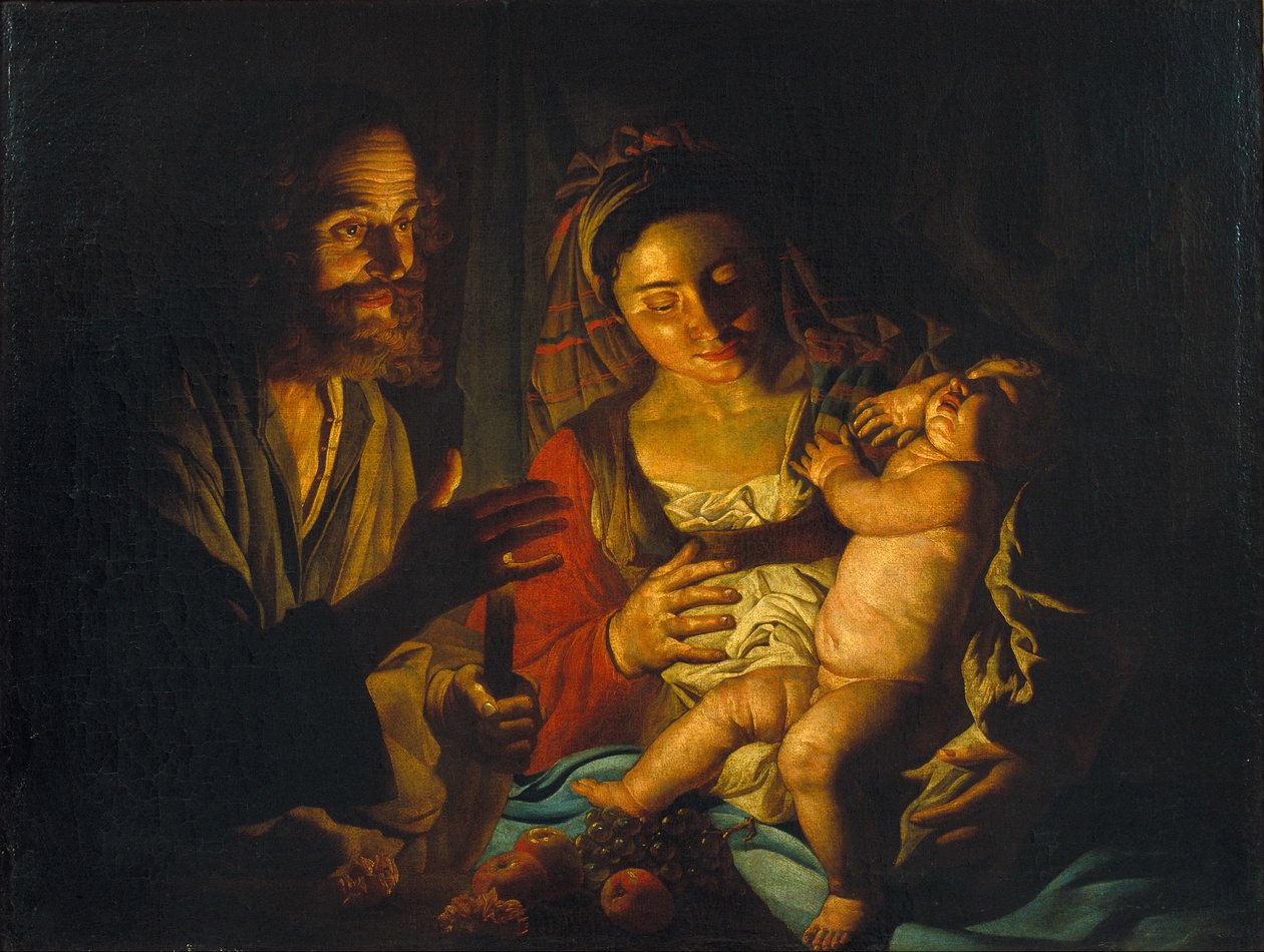 A Szent Család alkotó: Matthias Stomer