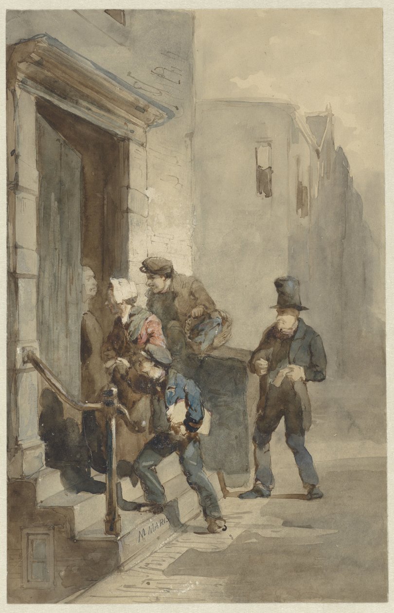 A hitelezők alkotó: Matthijs Maris
