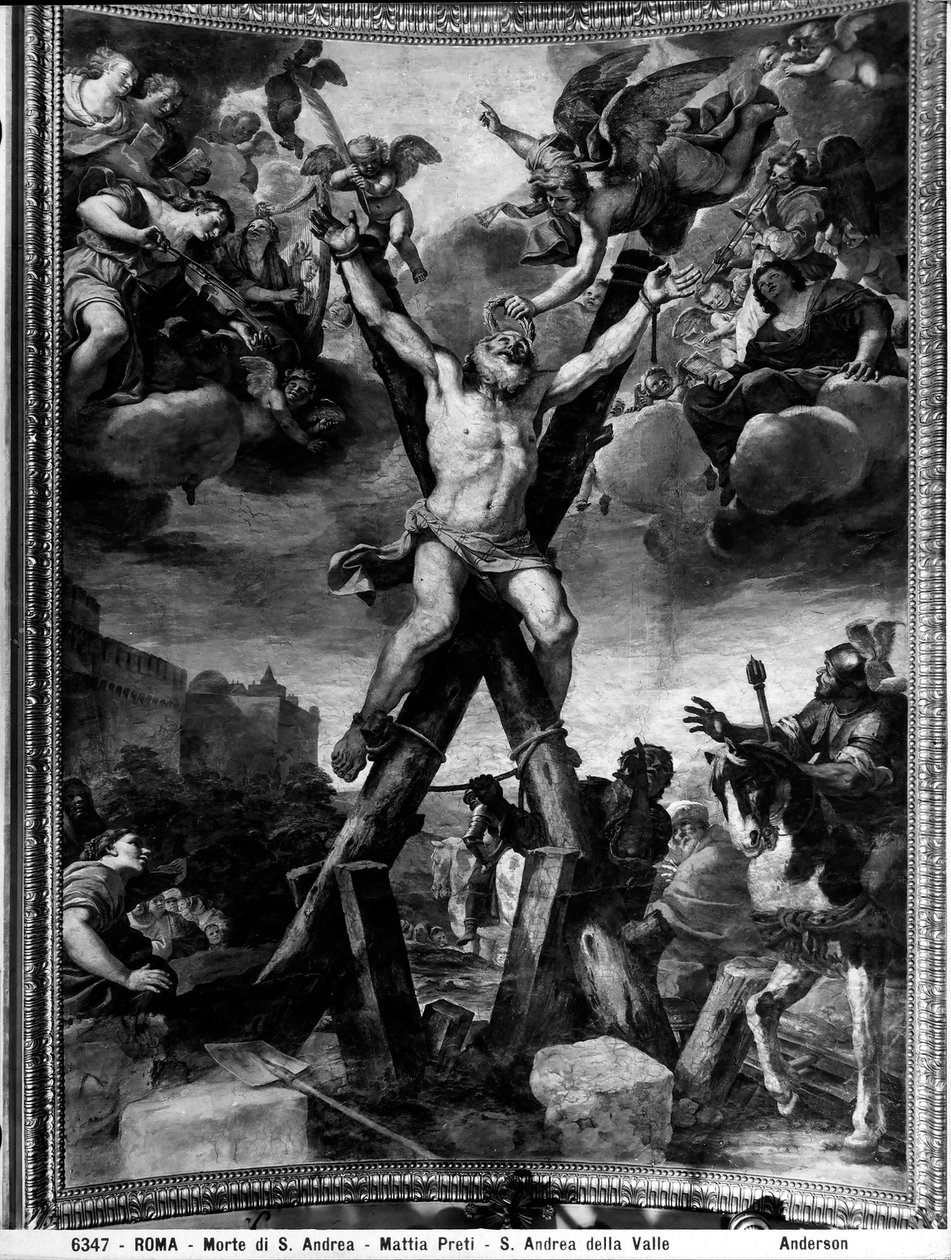 Szent András vértanúhalála, 1650-51 alkotó: Mattia Preti