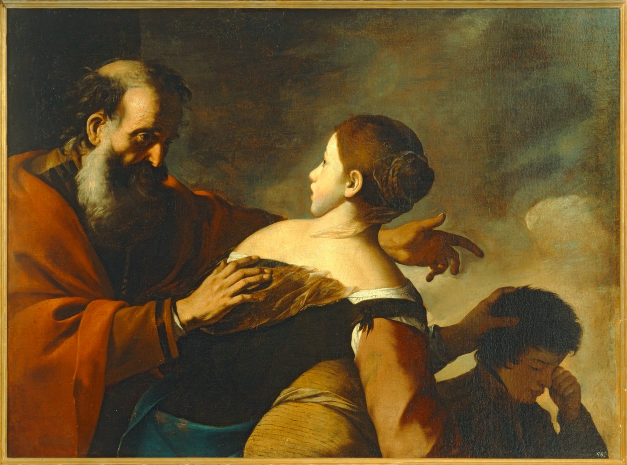 Ábrahám és Hágár. 10010031 ... alkotó: Mattia (1613 99) Preti