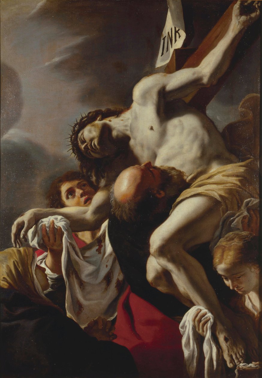 A keresztről való leszállás, 1680-as évek. alkotó: Mattia Preti
