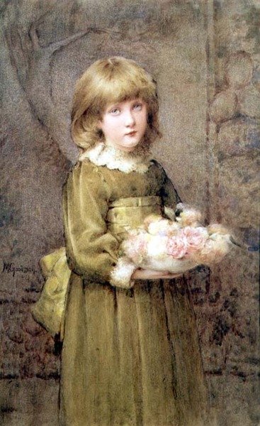 Mária (akvarell) alkotó: Maude Goodman