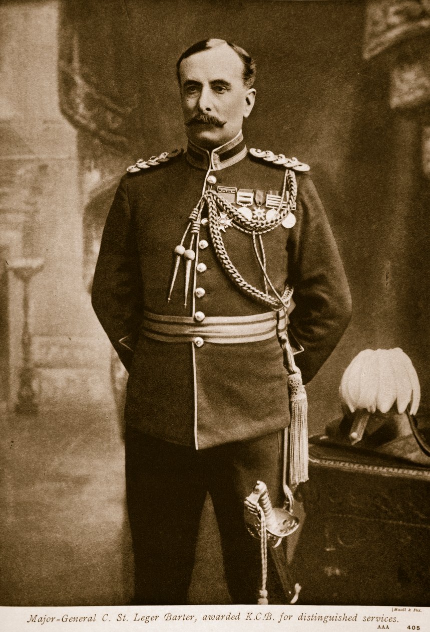 C. St. Leger Barter vezérőrnagy, 1914-19-ben kiemelkedő szolgálataiért K.C.B. kitüntetésben részesült. alkotó: Maull and Fox
