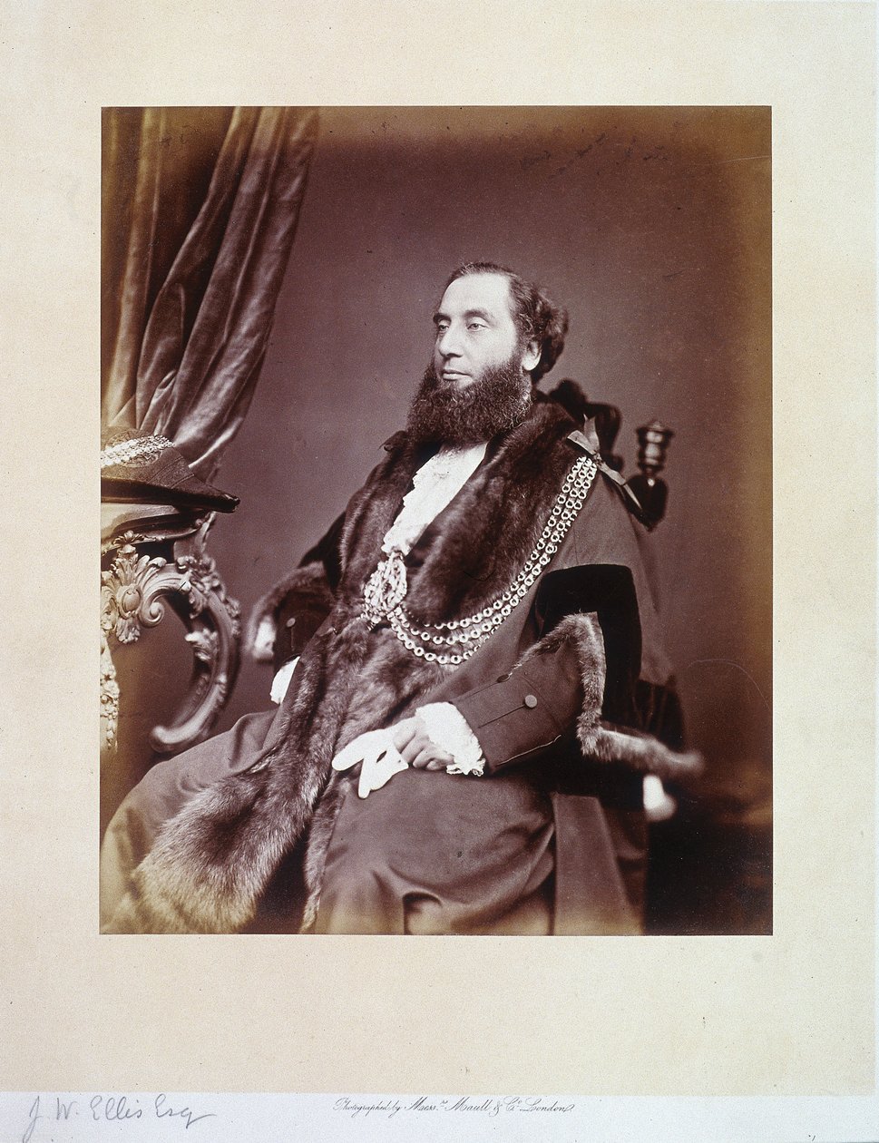 Sir John Whittaker Ellis, 1865 alkotó: Maull and Co