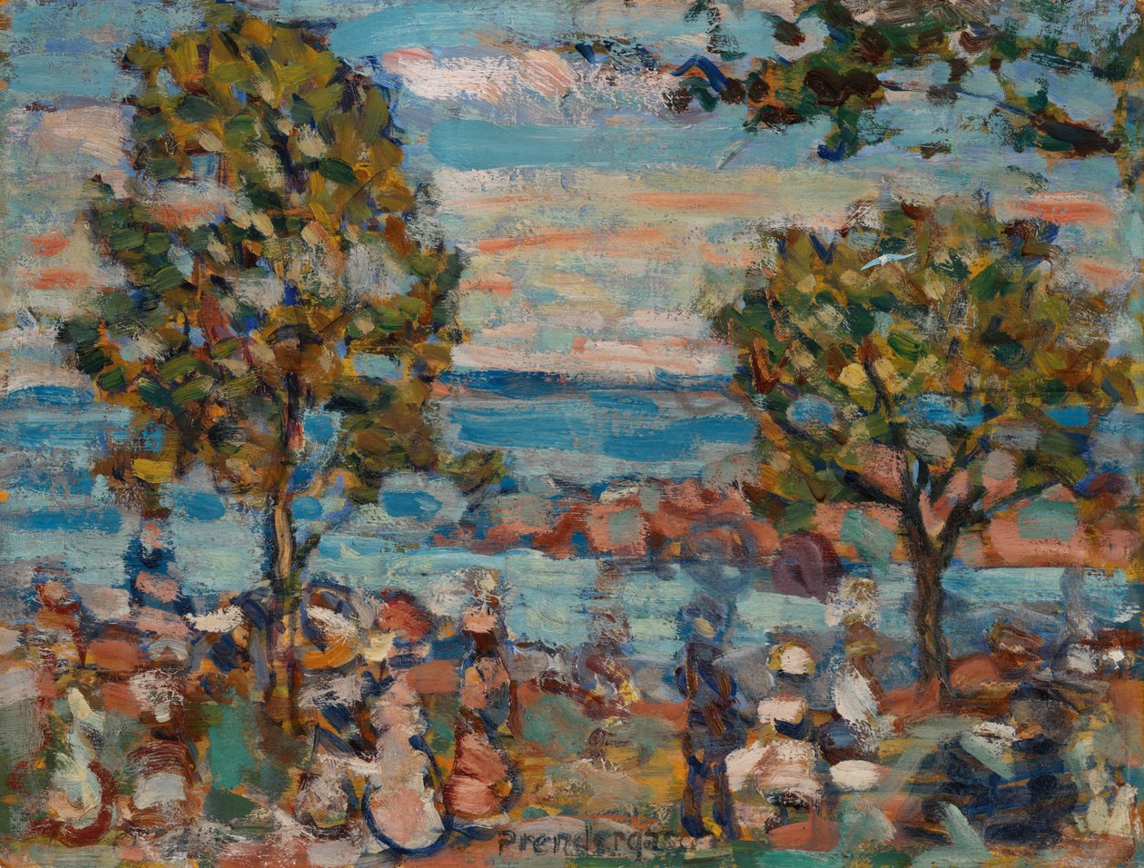 Tengerparti jelenet alkotó: Maurice Brazil Prendergast