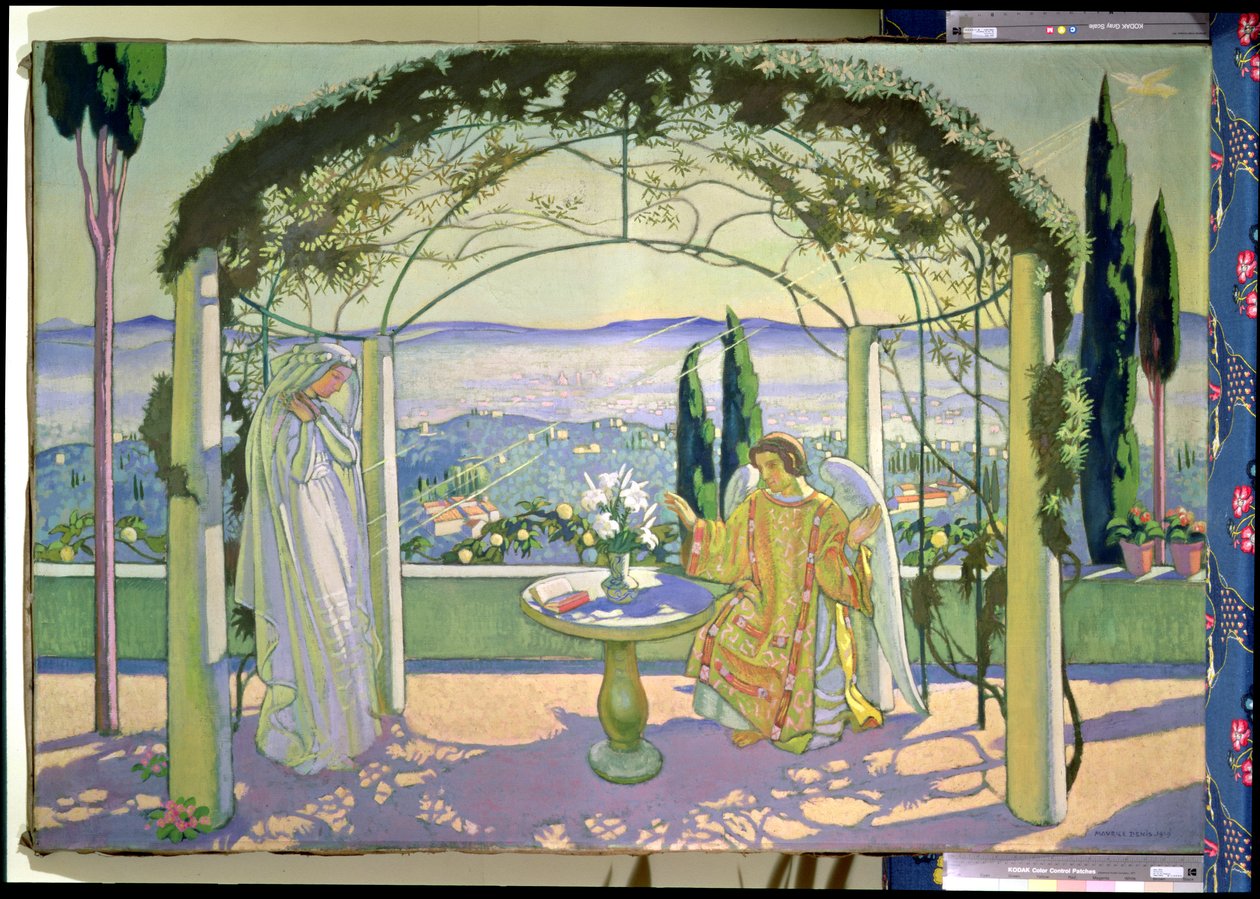 Angyali üdvözlet Fiesole-ban, 1919 alkotó: Maurice Denis