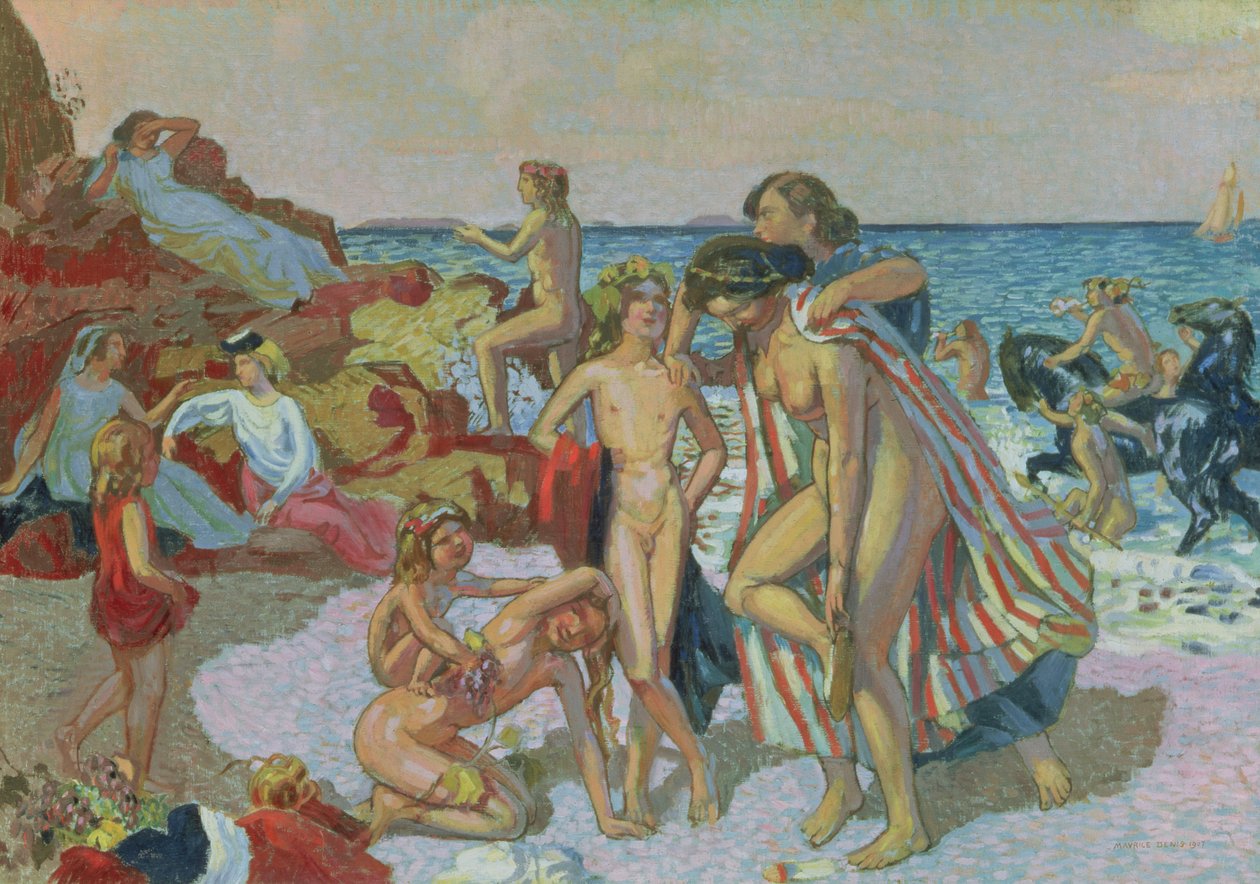 Bacchus és Ariadne, 1907 alkotó: Maurice Denis