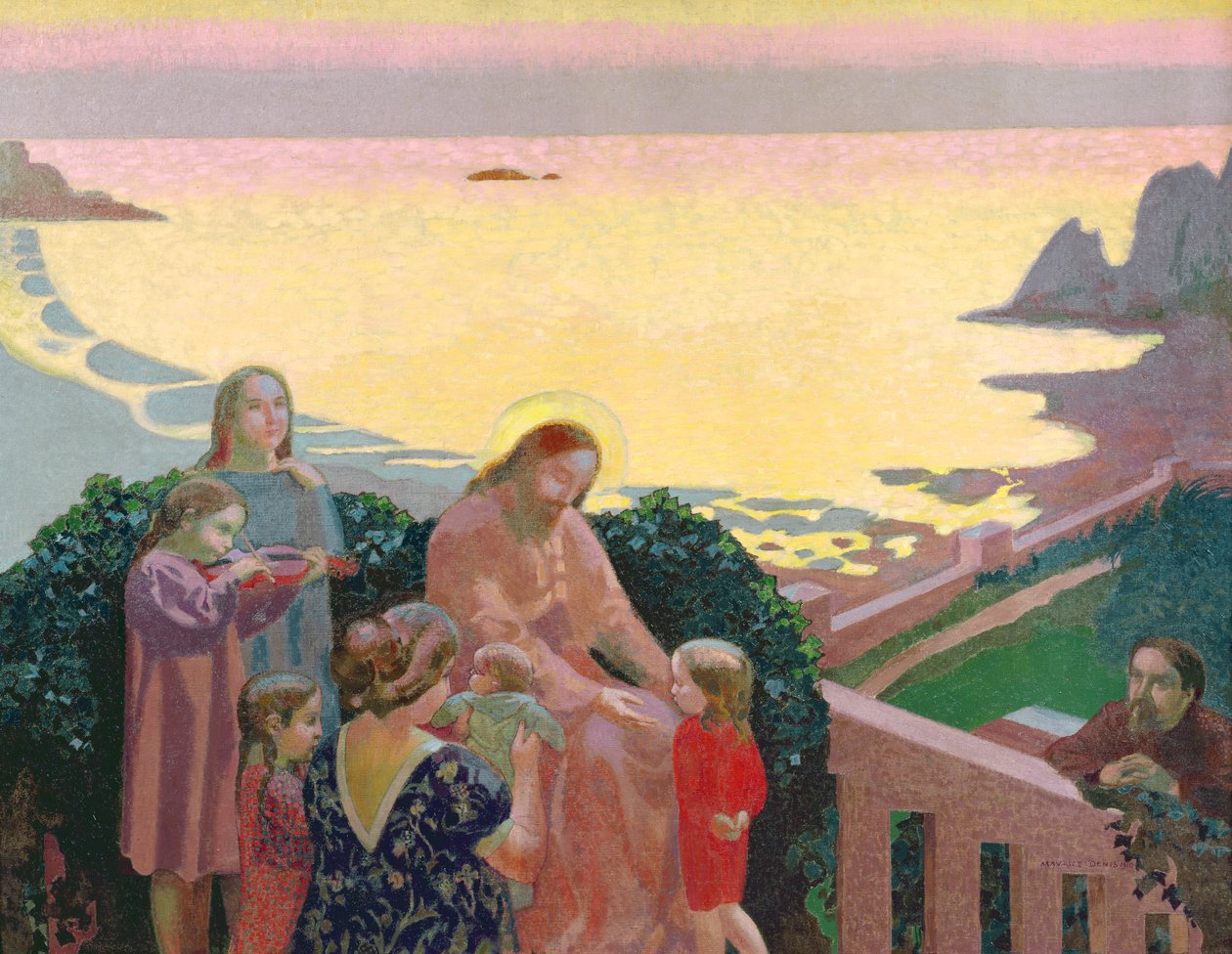 Krisztus a gyerekekkel, 1910 alkotó: Maurice Denis