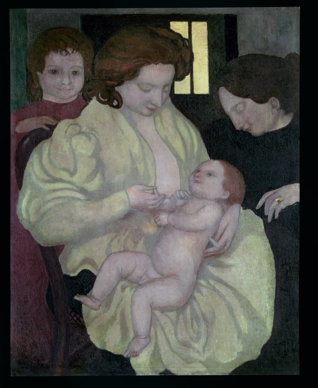 Szülés, 1895 alkotó: Maurice Denis