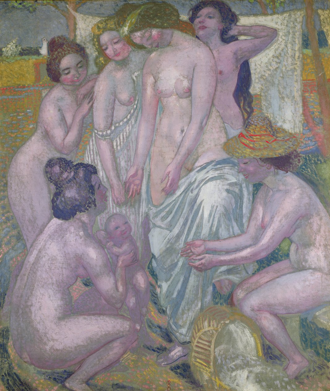 Mózes megmentve a vízből, 1900 alkotó: Maurice Denis