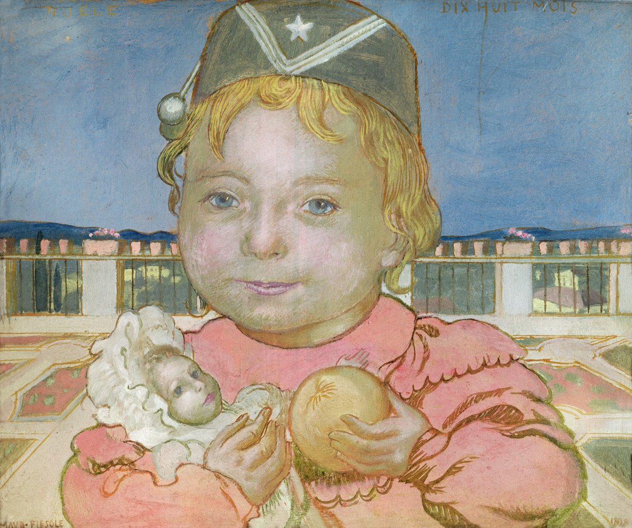 Noelle a Fiesole-ban, 1898 alkotó: Maurice Denis
