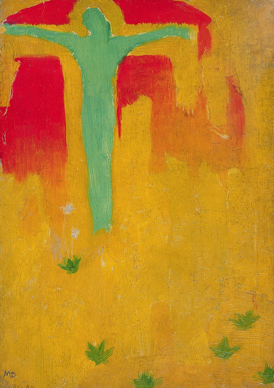 A zöld Krisztus, 1890 (olaj, karton) alkotó: Maurice Denis