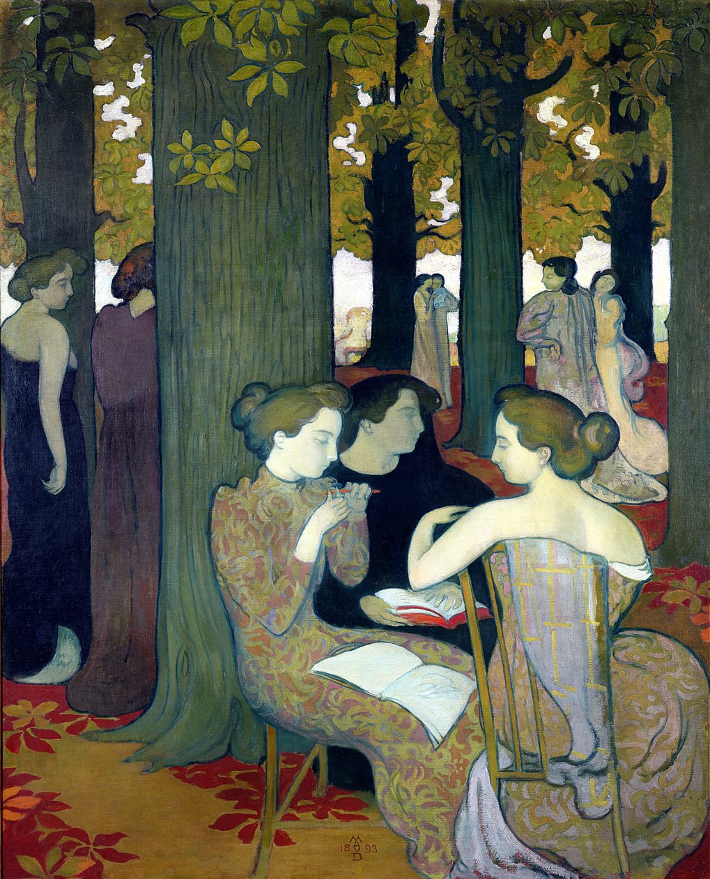 A múzsák, 1893 alkotó: Maurice Denis