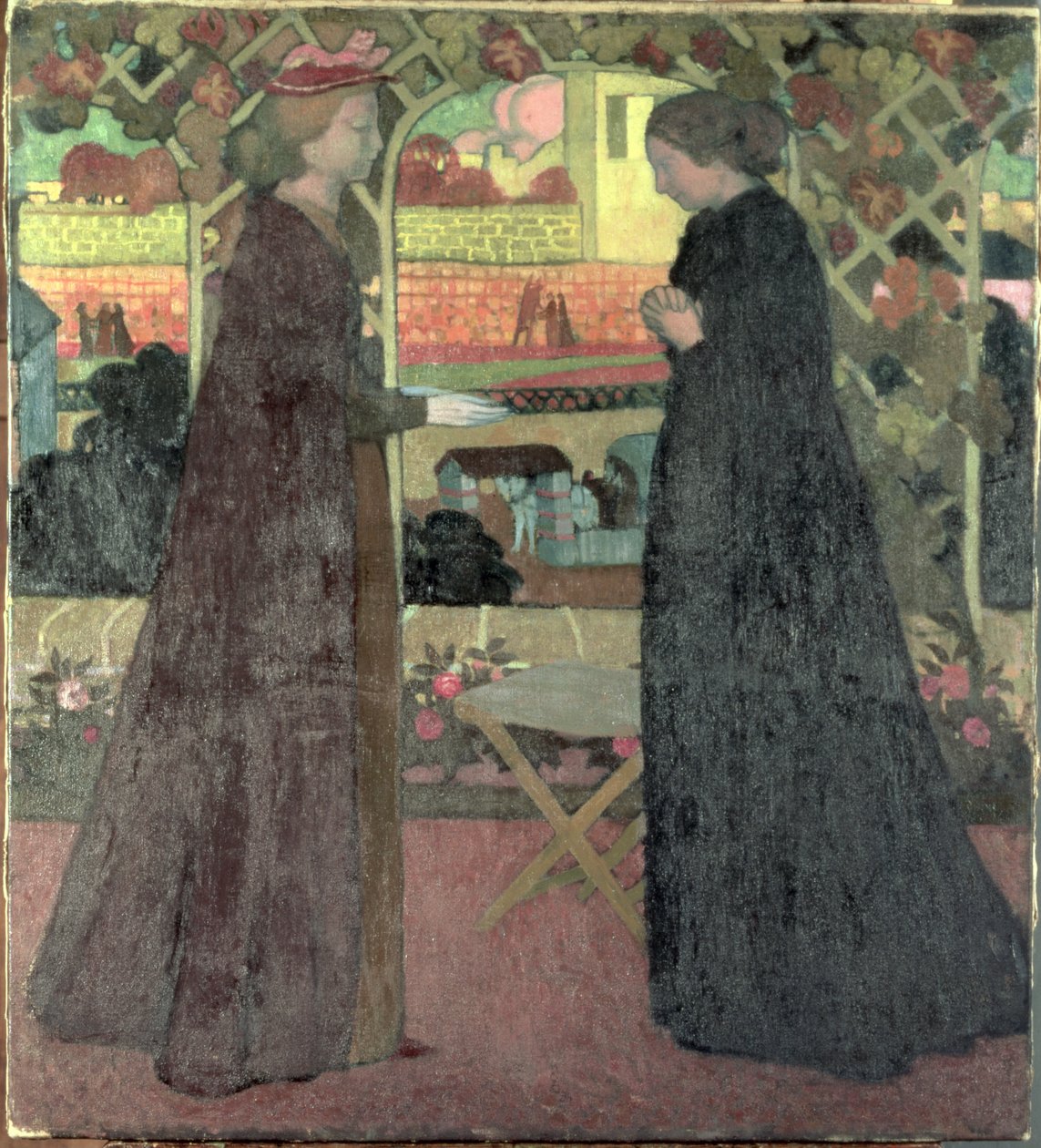 A látogatás, 1894 alkotó: Maurice Denis