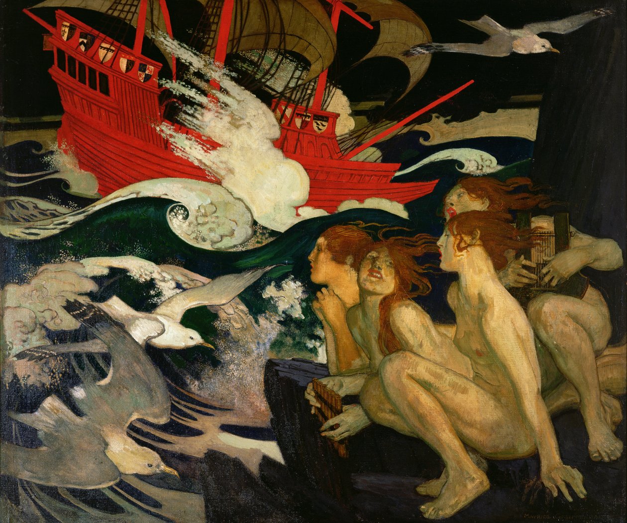 A szirénák alkotó: Maurice Greiffenhagen