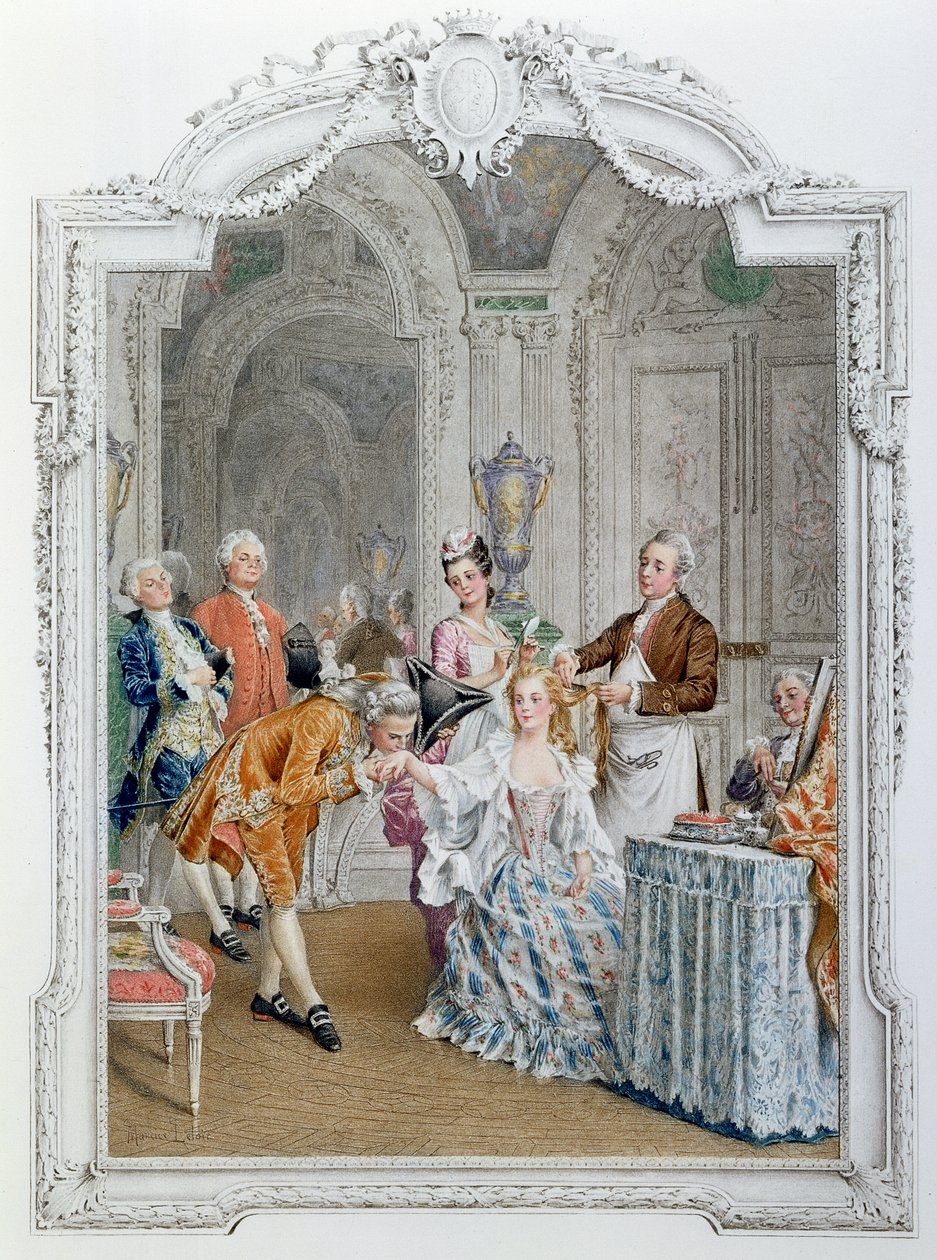 The Toilette, illusztráció a 