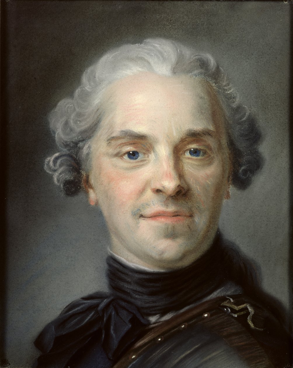 Maurice szász gróf portréja (1696-1750) 1747 (pasztell) alkotó: Maurice Quentin de La Tour