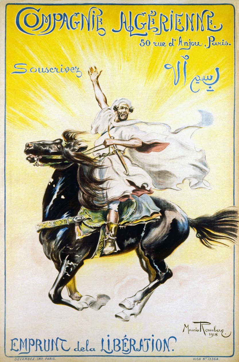 Compagnie Algerienne - Előfizetés - Liberty Loan, 1918 alkotó: Maurice Romberg