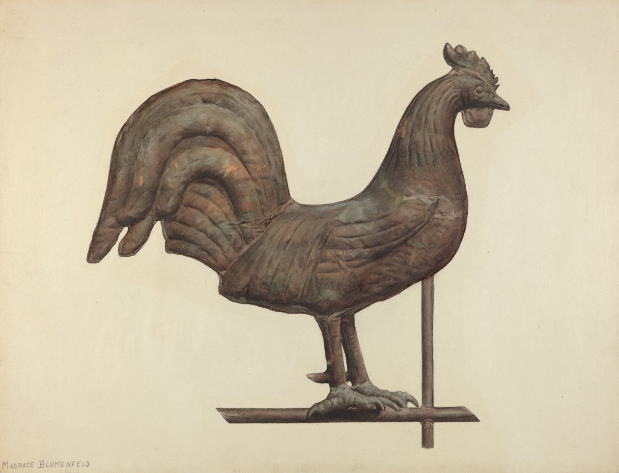 Időjárás Vane Final, c. 1938. alkotó: Maurice Blumenfeld